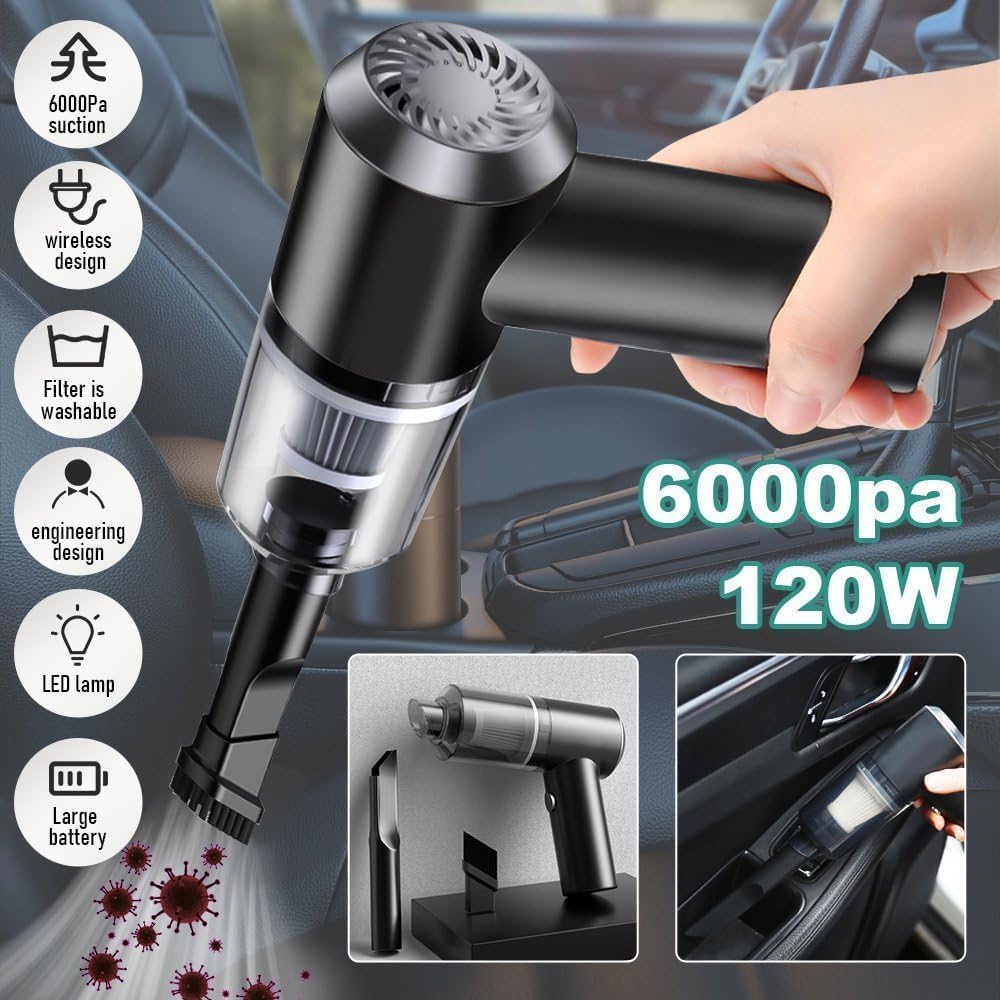 3IN1 Portable Car Vacuum Cleaner