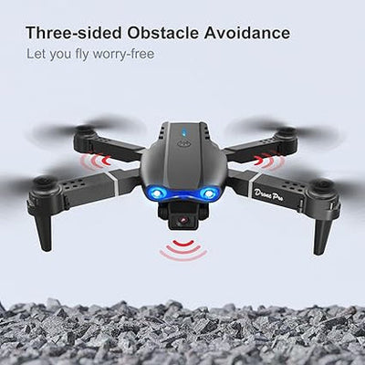 E88 Pro Drone with 4K HD Dual Camera/WiFi FPV, Foldable RC Quadcopter, Auto Hover, Altitude Hold, Headless Mode, App Control